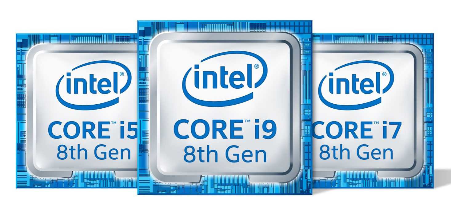 intel sekizinci nesil dizüstü işlemci