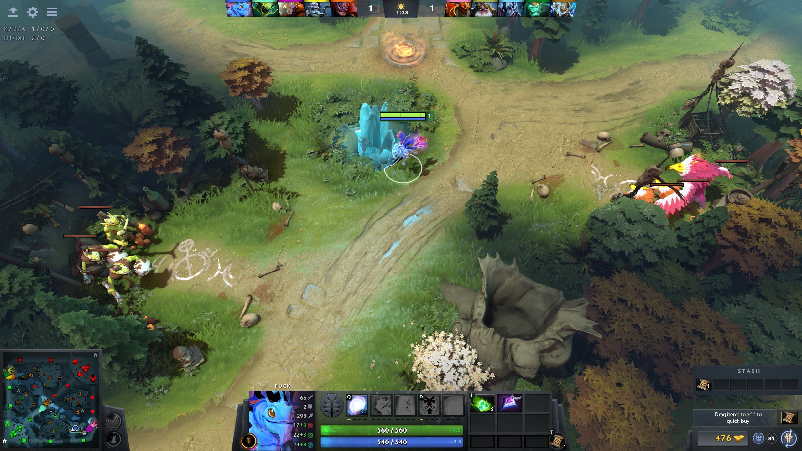 Dota 2 Oyundan bir kare