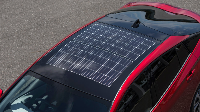 Toyota güneş enerji araç