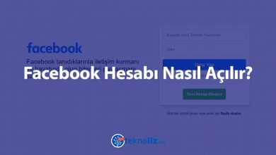facebook hesap açma