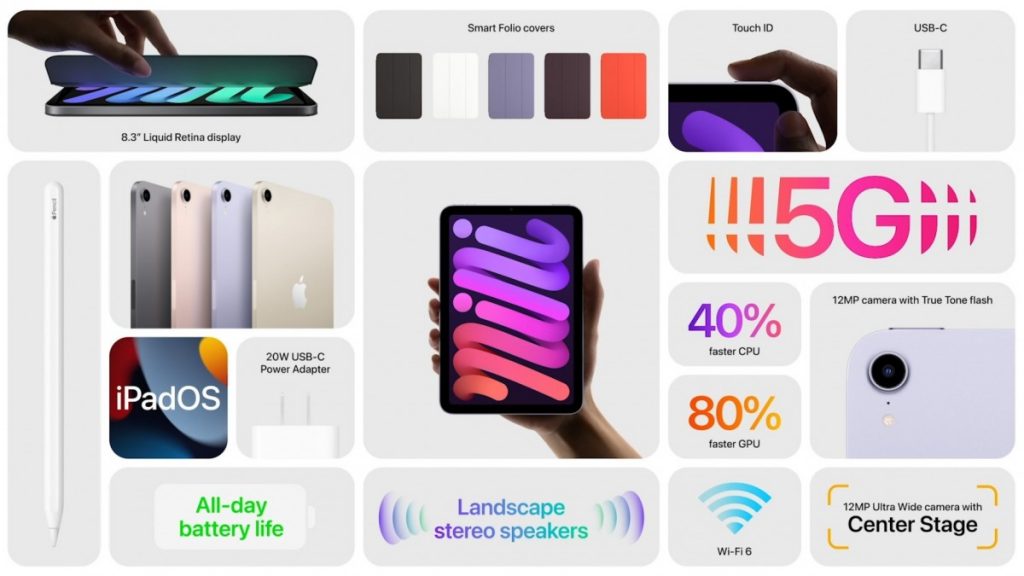iPad Mini ve Watch Series 7