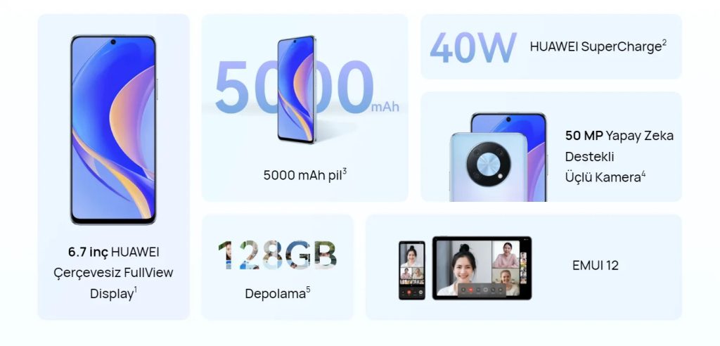 Huawei Nova Y90 ve Y70 Modelleri Türkiye Pazarında!