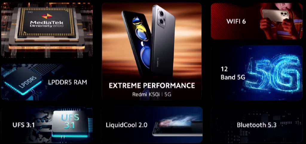 Redmi K50i 5G Üstün Özellikleriyle Tanıtıldı!